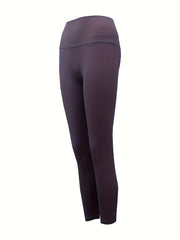 Seamless High Waist Fitness Cropped Pants Running Yoga Leggings