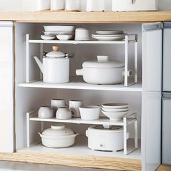 Retractable Storage Shelf Inner Partition Layer Shelf Cabinet
