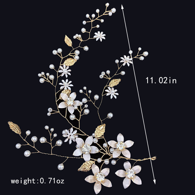 Bridal Hair Accessories Wedding Hair Pin Jewelry Leaf Hair Pin