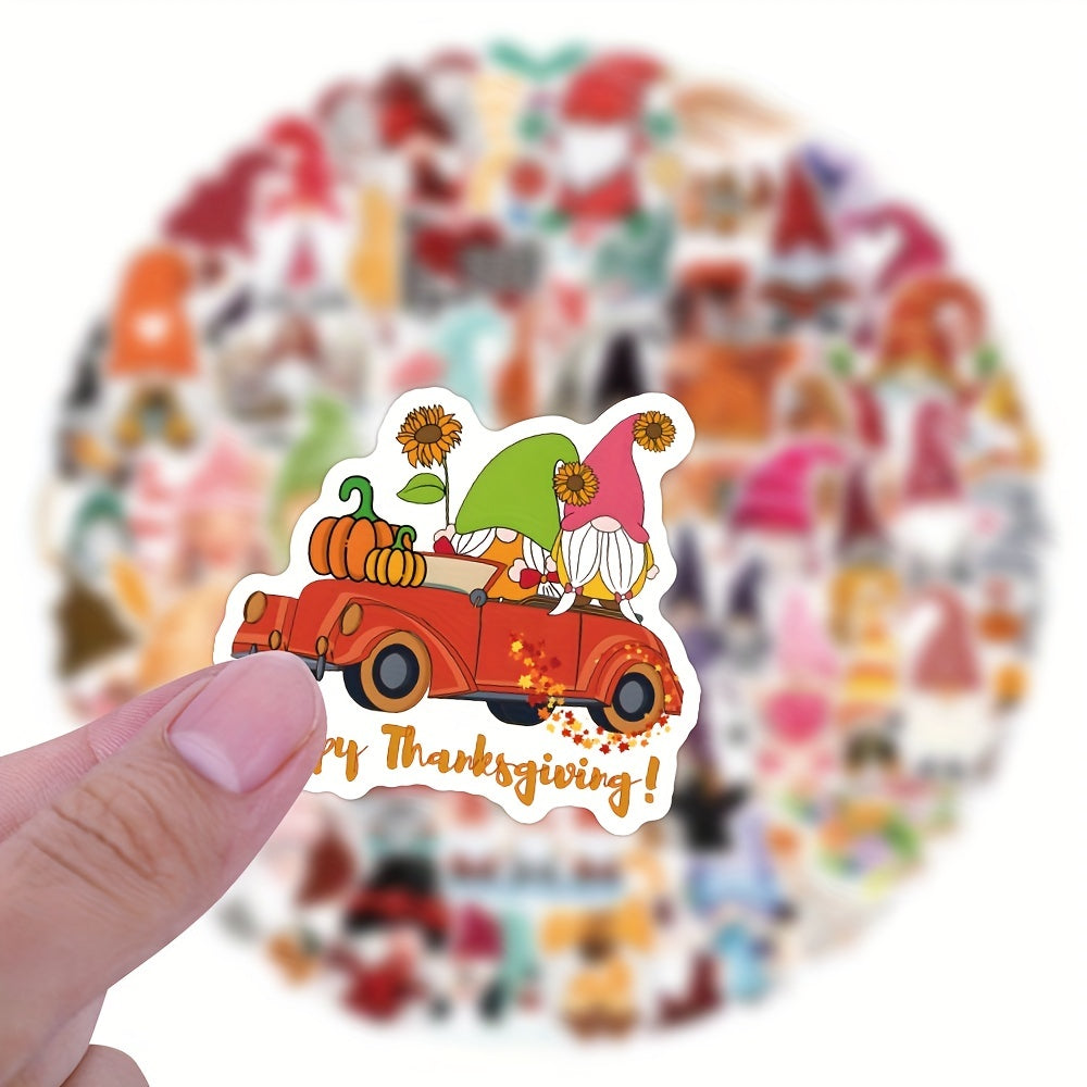 120pcs Gnome Stickers Pack Vinyl Waterproof Decals for Teens Adults