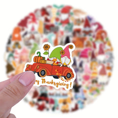 120pcs Gnome Stickers Pack Vinyl Waterproof Decals for Teens Adults