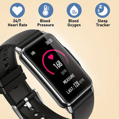 Smart Watch Fitness Tracker Heart Rate Blood Pressure IP68 Waterpro