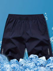 Boys Gym Workout Shorts Quick Dry Elastic Waist Lightweight Athletic
