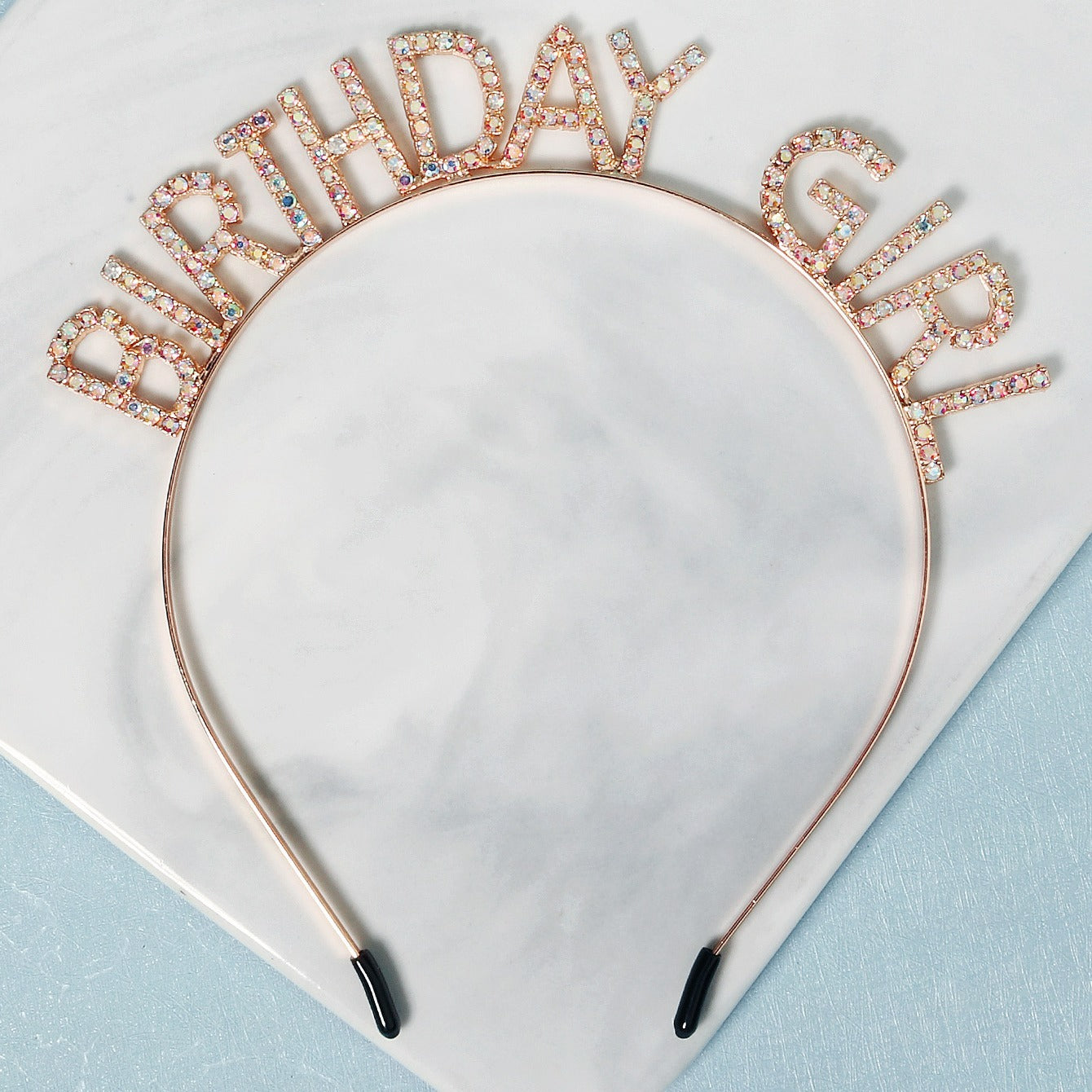Golden Birthday Hairband For Girls