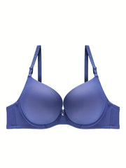 Solid Push Up Bra Seamless Anti-sagging Everyday Bra Women's Lingerie