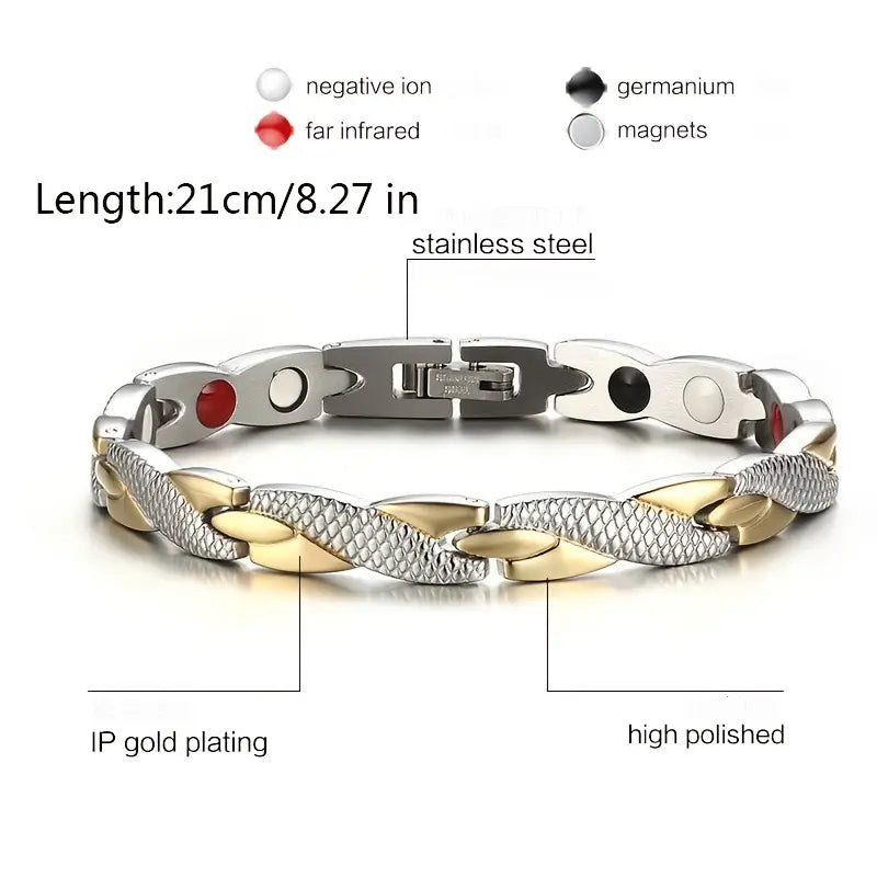 X-Type Magnetic Titanium Bracelet for Men