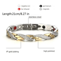 X-Type Magnetic Titanium Bracelet for Men