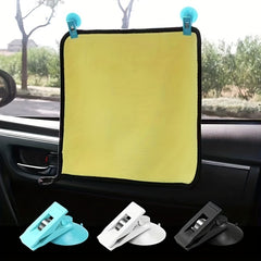 2pcs Suction Cup Clips Advertising Pop Card Holder Curtain Clamp