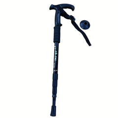 4 Section Portable Outdoor Fold Trekking Pole Alloy Telescopic Club