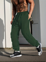 Men's Stretch Waist Drawstring Joggers Sweatpants