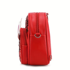 Kids Rabbit Backpack Sequin Shoulder Bag