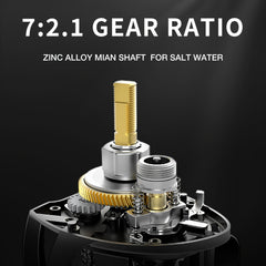 Snow Demon Baitcasting Reel 7.2:1 Gear Ratio
