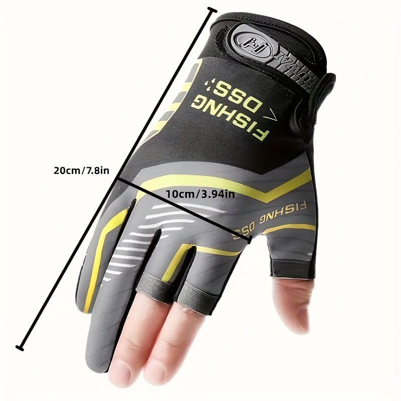 Breathable Fingerless Fishing Gloves for Outdoor Adventures