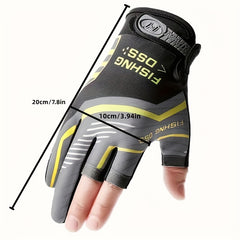 Breathable Fingerless Fishing Gloves for Outdoor Adventures