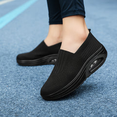Women's Breathable Height Increased Slip-On Sneakers