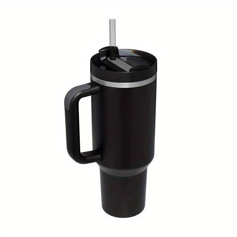 40oz Stainless Steel Water Bottle Insulated with Handle & Straw Lid