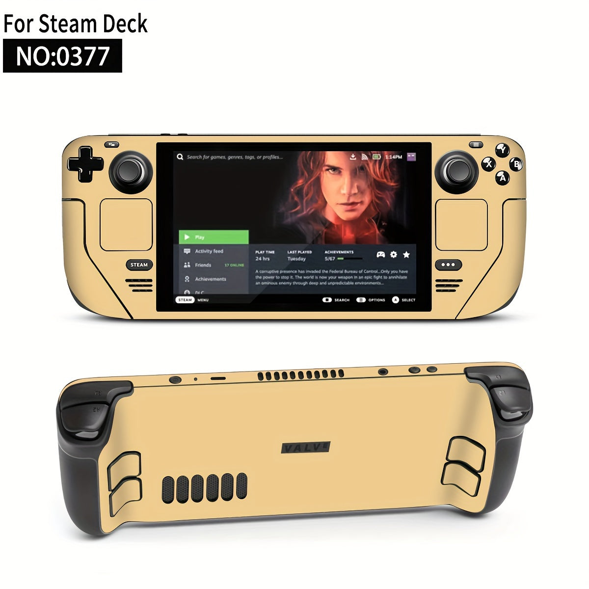 PVC Deck Controller Gaming Sticker Protective Cover - Console Skin