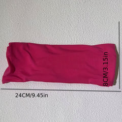 Solid Hairband Bandana Sports Sweatband