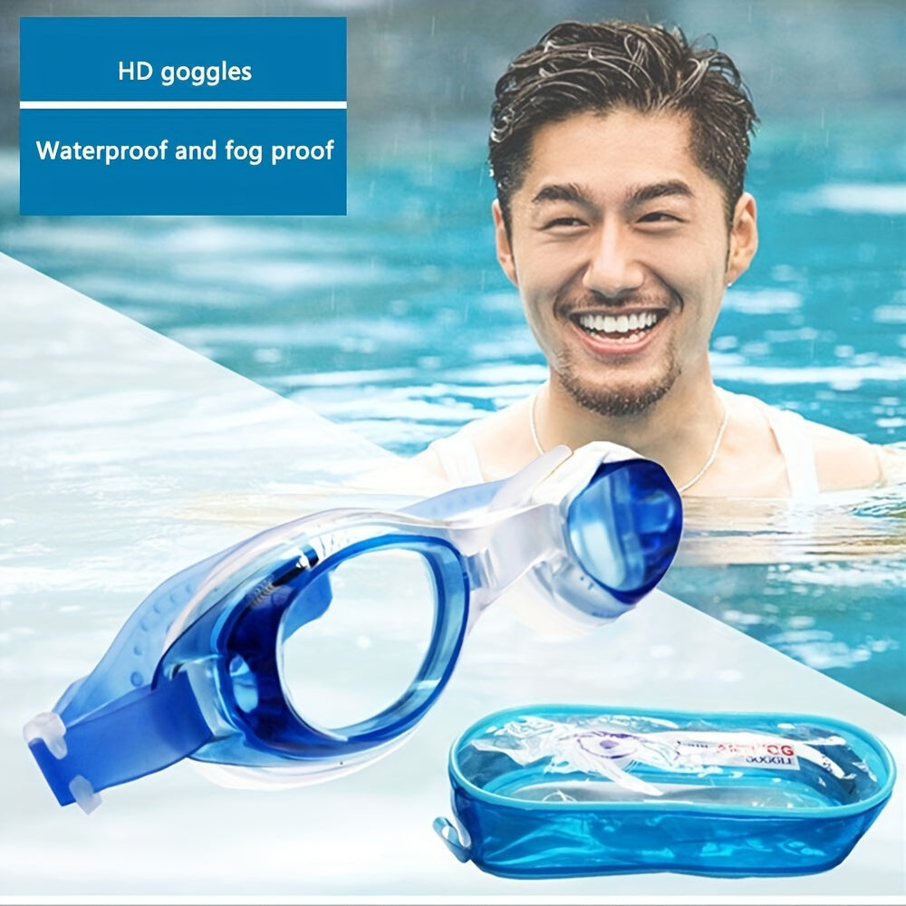 Adjustable Swimming Goggles for Kids & Adults - Waterproof & Anti Fog