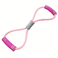 Yoga Elastic Tension Band Home Gym Pilates Fitness Arm Shoulder