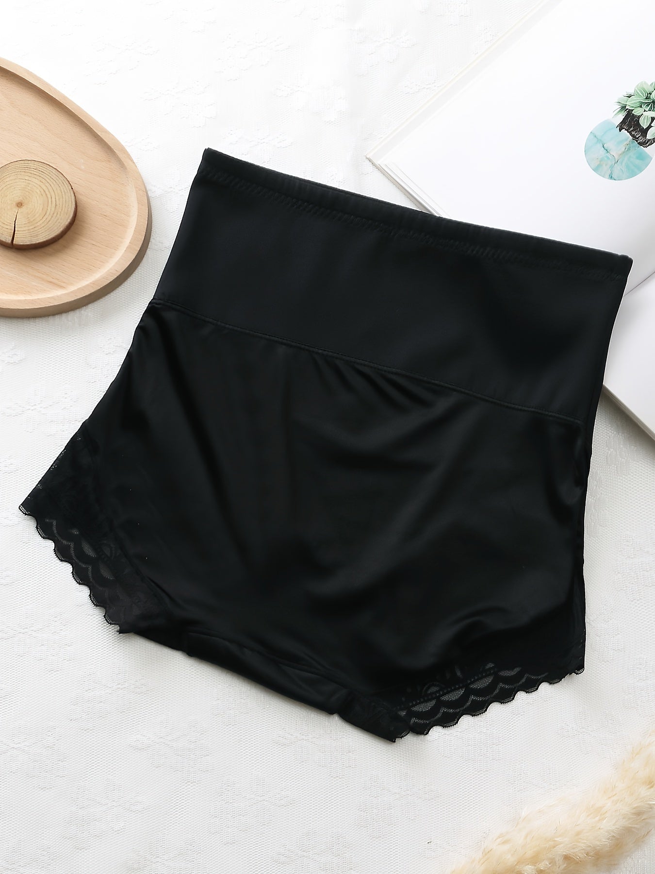 Lace Stitching Tummy Control Panties Women's Shapewear