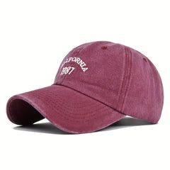 Casual Sunscreen Embroidered Baseball Cap Retro Sun Visor Hat