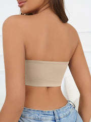 Soft Seamless Strapless Bandeau Bra for Women