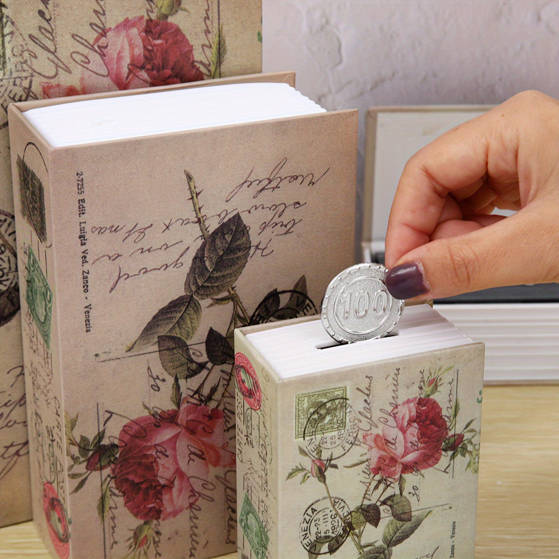 1PC Portable Key Safe Hidden Book Dictionary Money Box Savings Box Coin Box