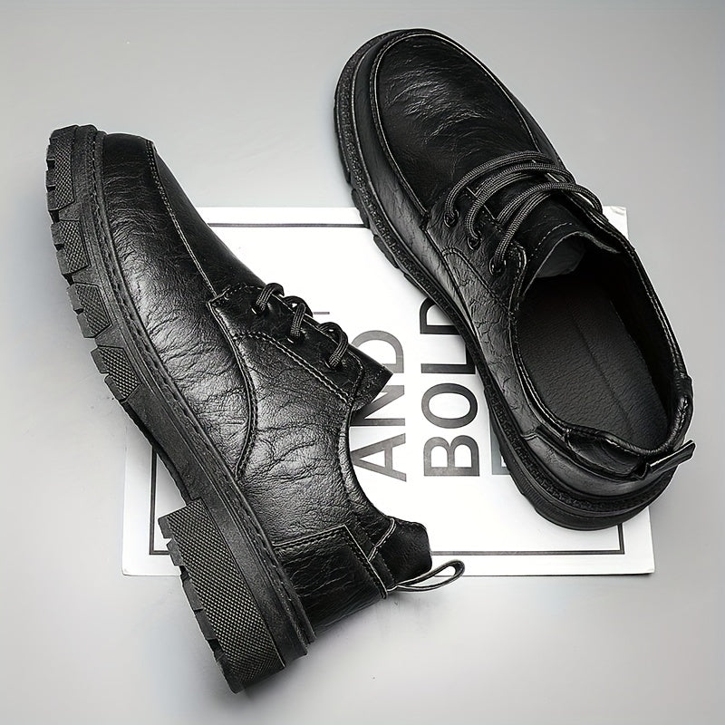 Men's Classic Faux Leather Shoes Wear-resistant Non Slip