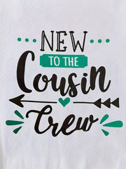 Cousin Crew Short Sleeve Onesie for Baby Boys and Girls