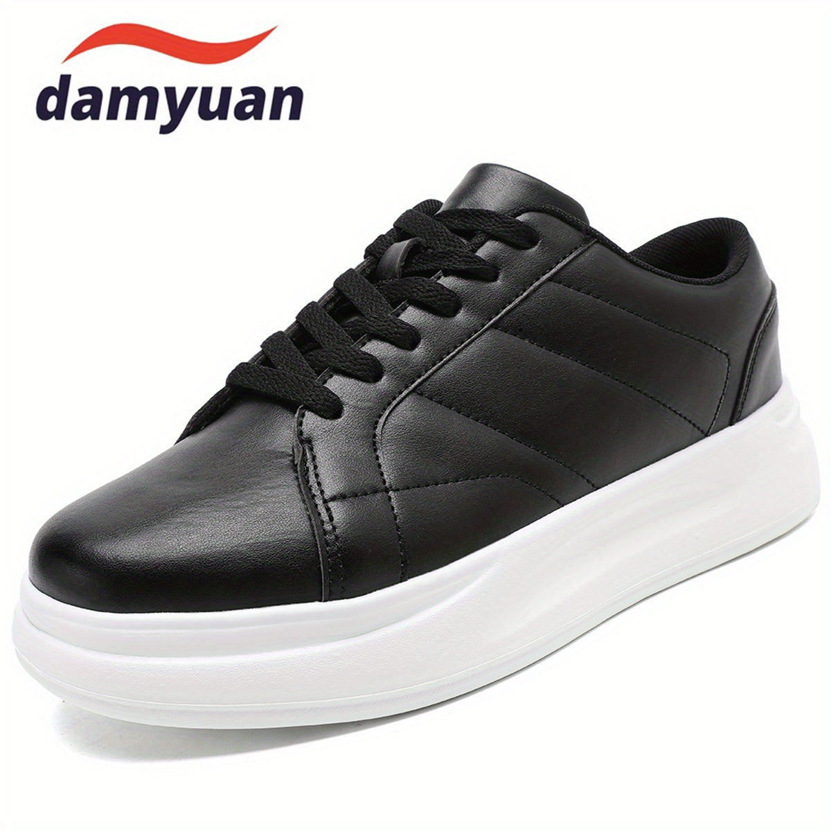 Men's Platform Sneakers Lace-Up Comfortable Shoes