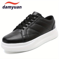 Men's Platform Sneakers Lace-Up Comfortable Shoes