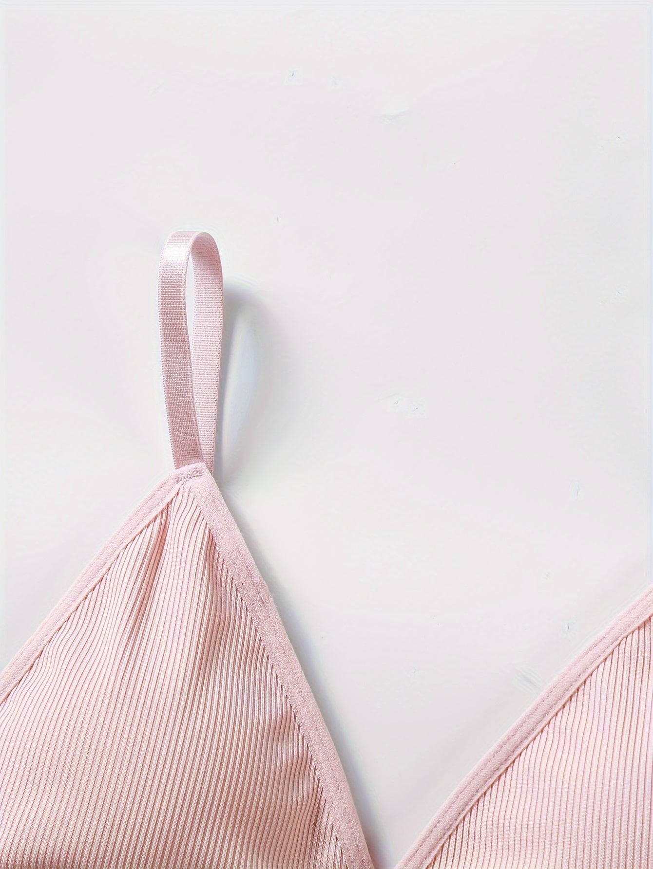 5 Wireless Ribbed Bras Women's Lingerie