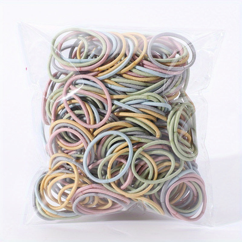 50pcs Colorful Elastic Hair Ties Hair Bands Set for Baby Girls