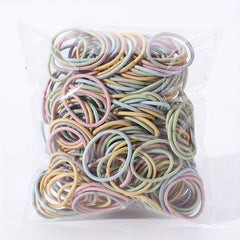 50pcs Colorful Elastic Hair Ties Hair Bands Set for Baby Girls