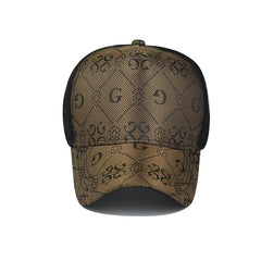 Men's Letter Print Baseball Cap Mesh Hip Hop Trucker Sun Hat