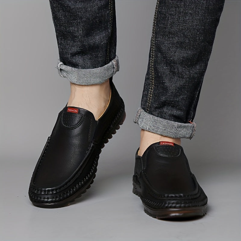 Men's Leather Loafer Casual Slip On Shoes for Spring/Autumn