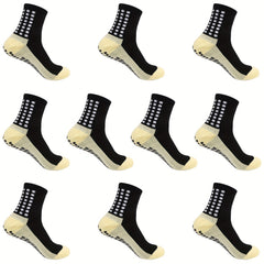 10 Pairs Outdoor Non-slip Breathable Football Socks
