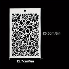 Little Flower Stencils Shoe Graffiti DIY Art Stencils 20 3cmX12