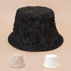Floral Embroidery Reversible Fisherman Cap