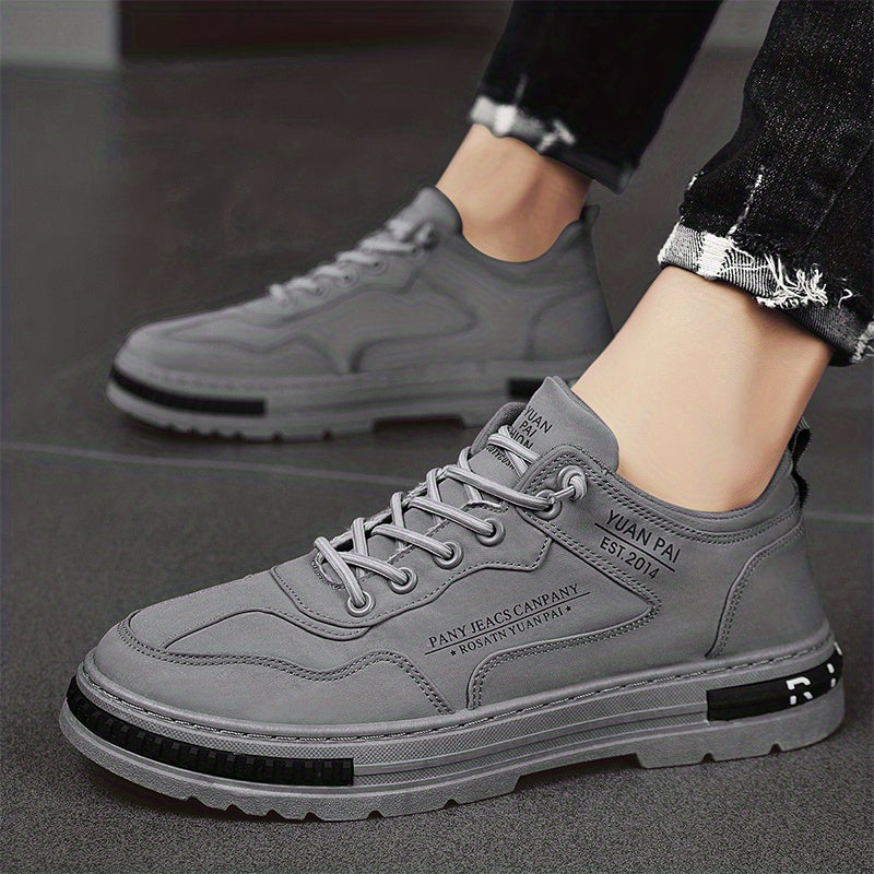 Men's Casual Skate Shoes Lace up Walking Sneakers