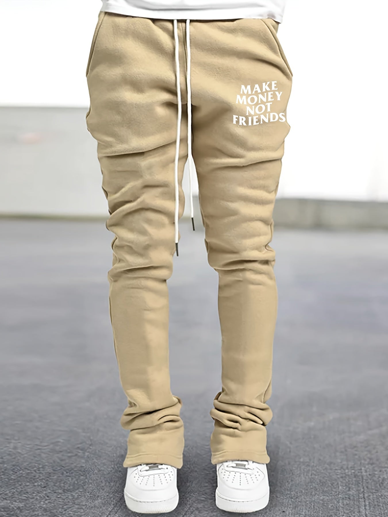 Flared Trousers Men s Casual Stretch Street Style Joggers