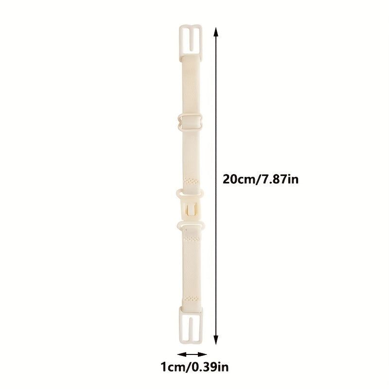 Invisible Bra Strap Clips Adjustable Non slip Elastic Shoulder Belt