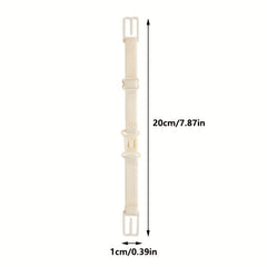 Invisible Bra Strap Clips Adjustable Non slip Elastic Shoulder Belt