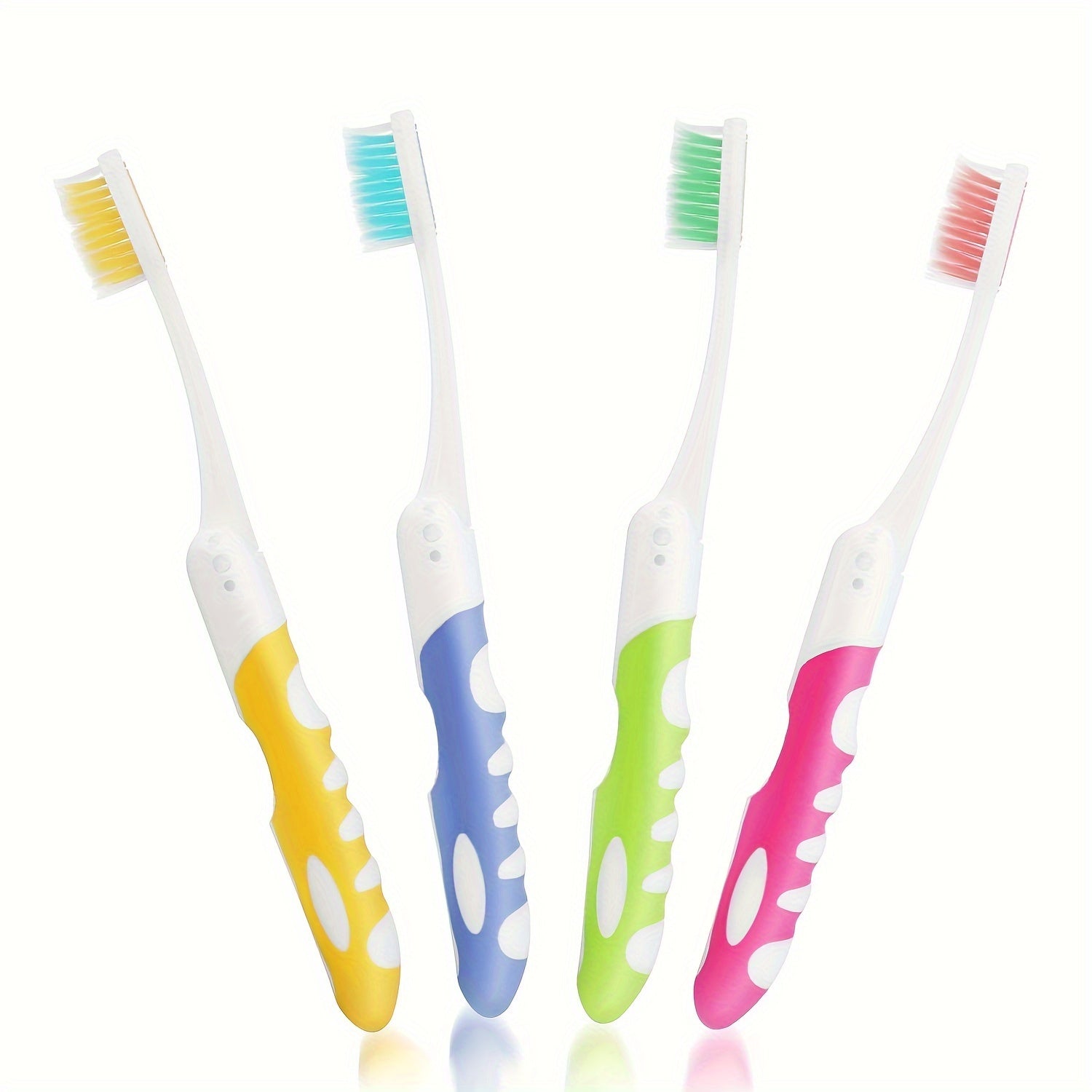 2pcs Folding Toothbrush Portable Soft Travel Toothbrush Camping & Hiking