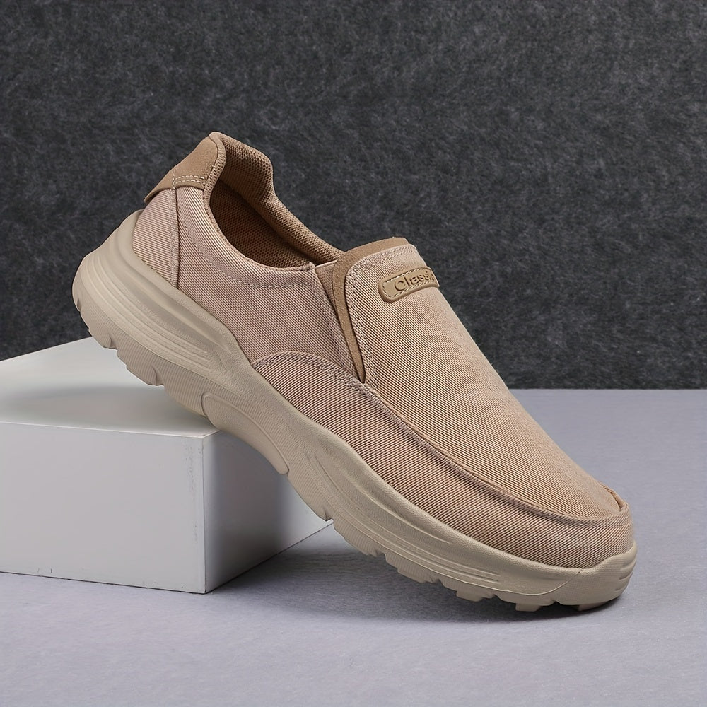 Men's Breathable Loafer Shoes Non slip Slip On Walking Shoes
