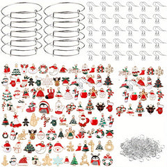 150pcs Christmas Charm Pendant Set DIY Jewelry Making Accessories