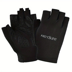 Breathable Fingerless Fitness Gloves for Non Slip Grip and Sun Protection