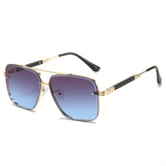 Aviator Sunglasses Gradient Metal Glasses Driving Beach UV400