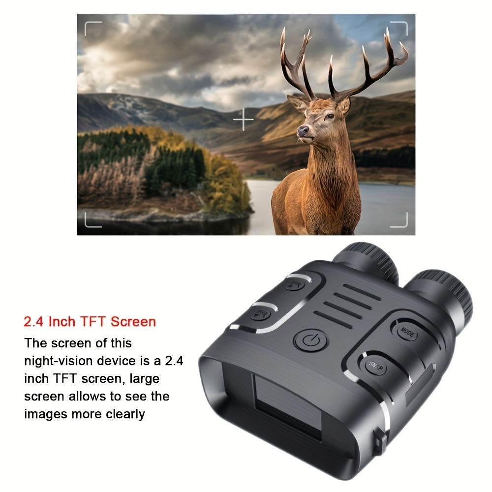 1080P Infrared Night Vision 5X Binocular & Video Camera Dual Use